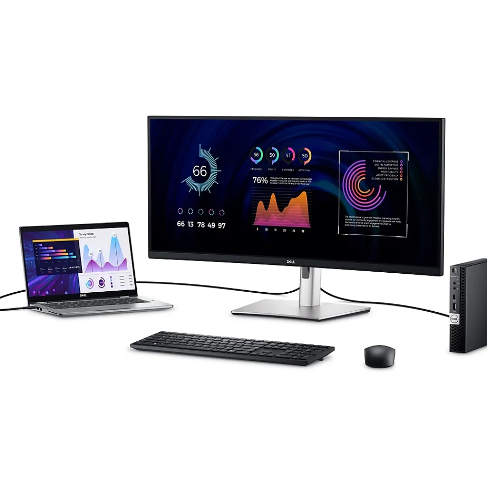 Discount Dell 34" 60 Hz Curved LCD Monitor, Black/Gray (P3424WE)