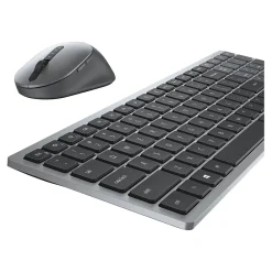 Dell Multi-Device Wireless Keyboard and Combo Optical Mouse, Gray (KM7120W-GY)