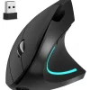 Best Delton Ergonomic 12 Wireless Right Handed Optical 2.4 GHz Gaming Mouse, Black (DMERG12-WR )