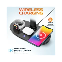 Hot Delton HS1 Headset Stand and Wireless Charger with USB Type-C PD Adapter (DHSWC1)