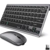Sale Delton N35 Portable/Travel/Small Wireless Keyboard and Mouse Combo, Silver (DKMKITMIN35-WB)