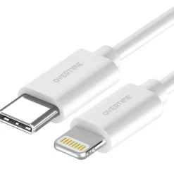 Delton USB-C/USB Wall & Car Chargers with Apple MFi Certified Lightning Cables for iPhone/iPad, White (DAC3IN12USBSL)<Overtime Hot