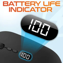 Clearance Delton S16 Wireless Ambidextrous Optical 2.4 GHz Mouse, Black (DMS16-WR)