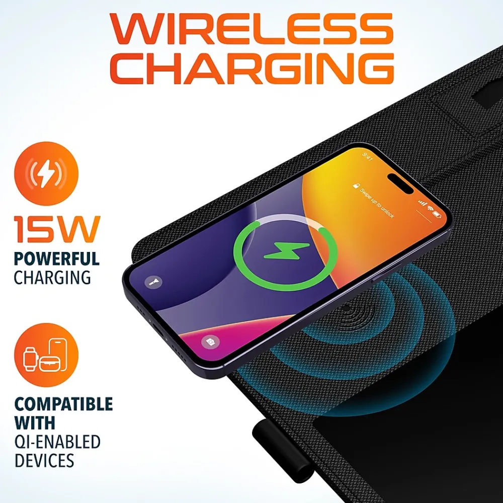 Best Delton S8/D101 Wireless Optical 2.4 GHz Mouse and Non-Skid Mouse Pad, Black (DMMPADKIT101)