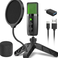 Clearance Delton U3000 Noise Canceling Condenser Microphone, Black (DRU3000)