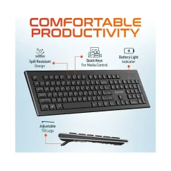 Clearance Delton Work Anywhere 90X Wireless Noise Canceling Bluetooth Computer On-Ear Headset Kit (DBND4WLS90XREG)