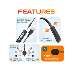 Hot Delton Work Anywhere 10Y Noise Canceling Over-the-Ear Headset Kit (DBND4WRD10Y)