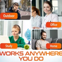 Sale Delton 12Y Noise-Canceling Stereo On-Ear Headset, USB Type-A (DWH12YAC)