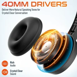 Hot Delton 12Y Stereo On-Ear Computer Headset, USB Type-A (DWH12Y)