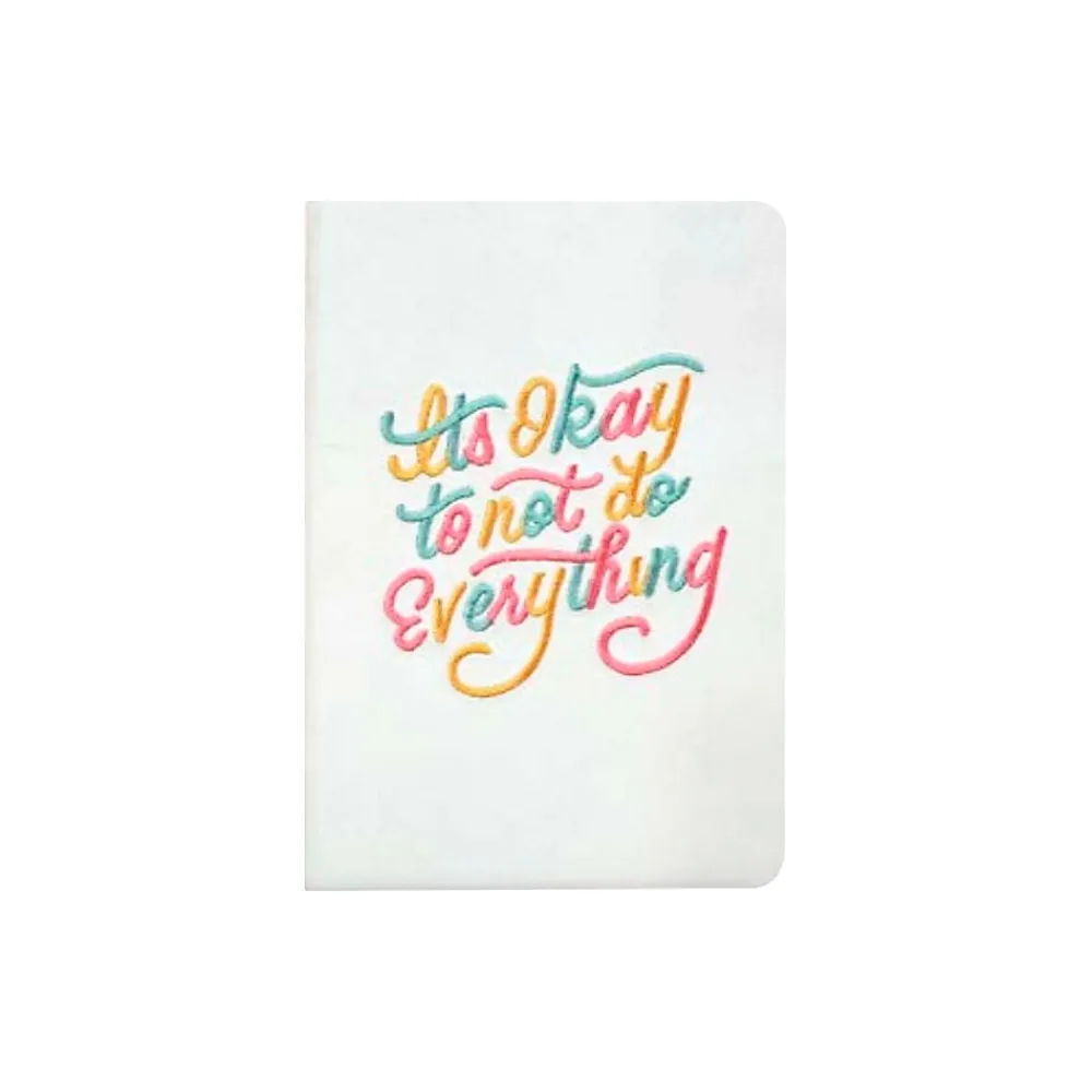 Journals|Denik It's Okay to Not Do Everything Journal, 5.75" x 8.25", College Ruled, MulticolorY, 144 Pages (AHBC839L)