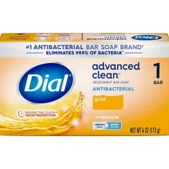 Advanced Clean Antibacterial Bar Soap, Gold Scent, 36/Carton (00052336926172)<Dial Clearance