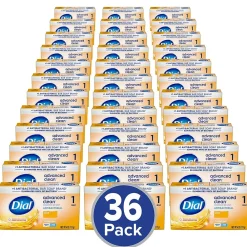Advanced Clean Antibacterial Bar Soap, Gold Scent, 36/Carton (00052336926172)<Dial Clearance