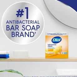 Advanced Clean Antibacterial Bar Soap, Gold Scent, 36/Carton (00052336926172)<Dial Clearance