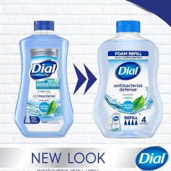 Antibacterial Defense Foaming Hand Soap Refill, Spring Water Scent, 30 Fl. Oz. (17000350875)<Dial Clearance