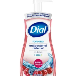 Antibacterial Foaming Hand Soap, Power Berries Scent, 8/Carton (017000347271)<Dial Outlet