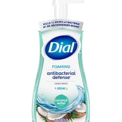 Antibacterial Foaming Hand Soap, Coconut Water Scent, 8/Carton (017000347158)<Dial New