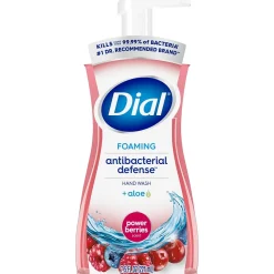 Complete Antibacterial Foaming Hand Soap, Power Berries, 7.5 Oz. (DIA 03016)<Dial New