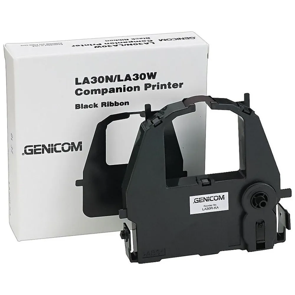 3Com Digital LA30RKA Nylon Ribbon for LA30N/LA30W/DL3700/DL3800/DL9300/DL9400/960/965, Black