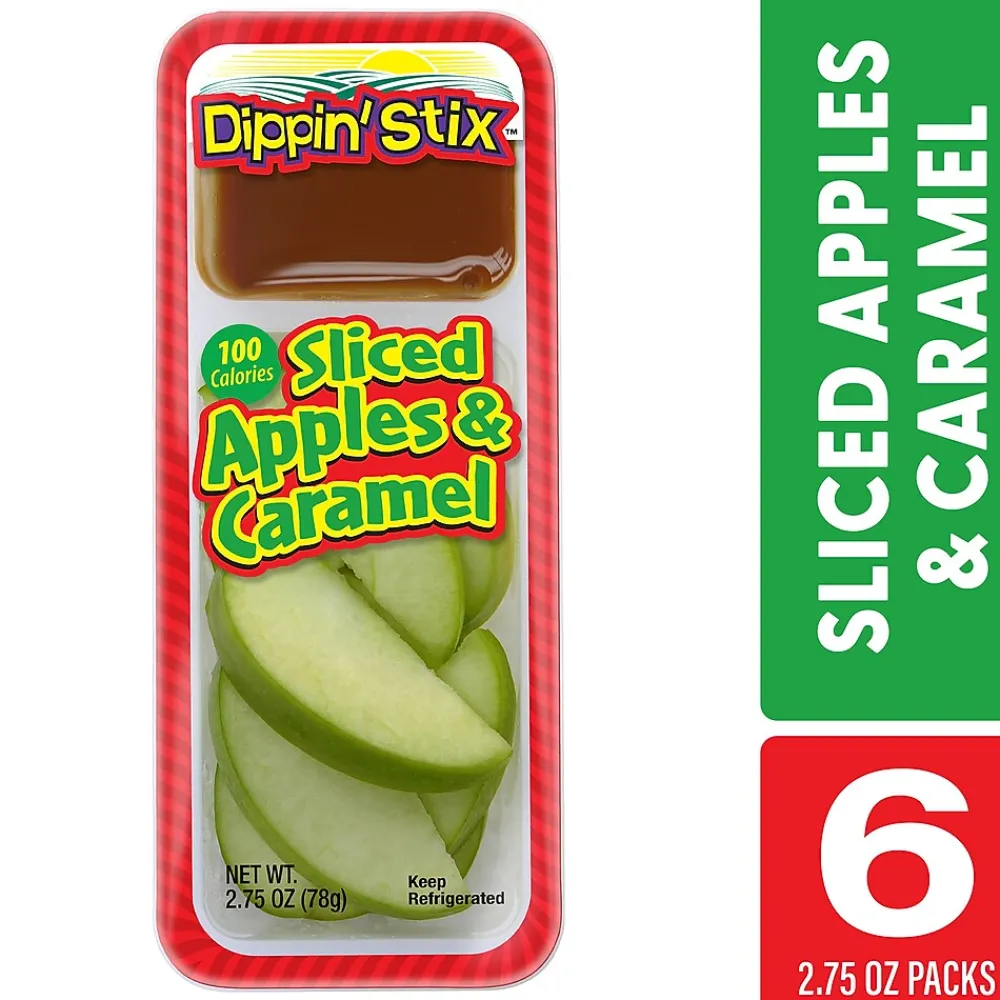 Dippin' Stix Gala Apples and Caramel Snack Kit 2.75, 6/Box (307-00368)