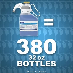 Diversey II 256 Disinfectant Cleaner and Deodorant, SmartDose Bottle, Mint, 2/Carton (5019317)<Virex Clearance