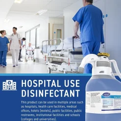 Diversey II 256 Disinfectant Cleaner and Deodorant, SmartDose Bottle, Mint, 2/Carton (5019317)<Virex Clearance