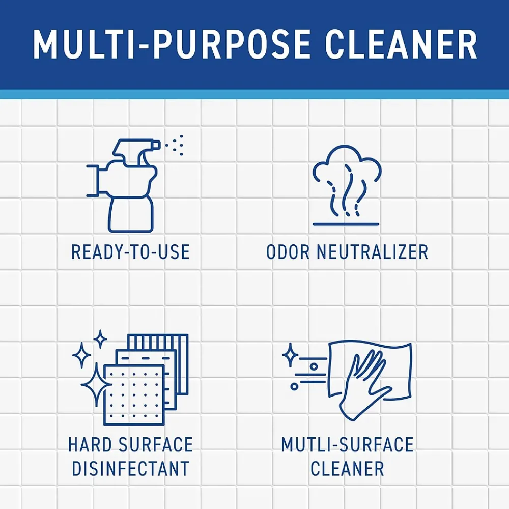 Diversey TB Disinfectant Cleaner, RTU, Lemon Scent, 32 oz., 12/Carton (04743.)<Virex