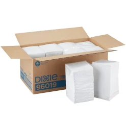 Georgia-Pacific Dixie 1/4-Fold 1-Ply Beverage Napkin by GP PRO, White, 500 Napkins/Pack, 8 Packs/Case (96019/96017)