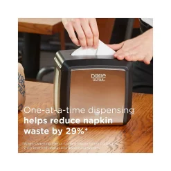 Dixie Lunch Napkin, 2-ply, Brown, 250 Napkins/Pack, 24/Carton (32019)