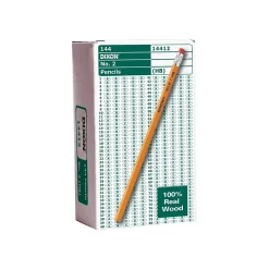 Pencils|Dixon Wooden Pencil, 2.2mm, #2 Soft Lead, 144/Box (14412)