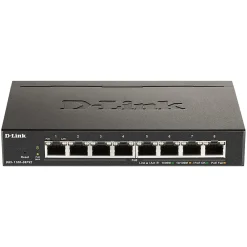 Sale D-Link DGS-1100 8-Port Gigabit Ethernet Smart Switch, 10/100/1000 Mbps, Black (DGS-1100-08PV2)