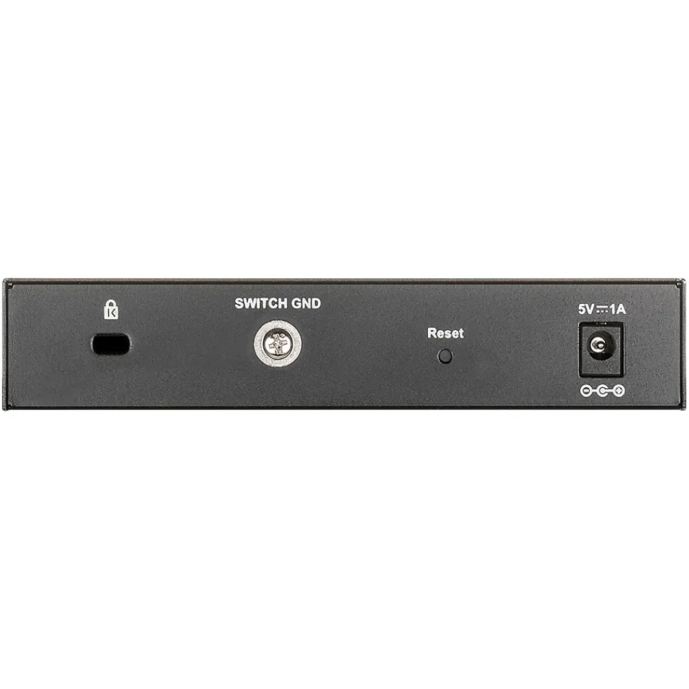 New D-Link DGS-1100 Series 8-Port Gigabit Ethernet Smart Switch, Black (DGS-1100-08V2)