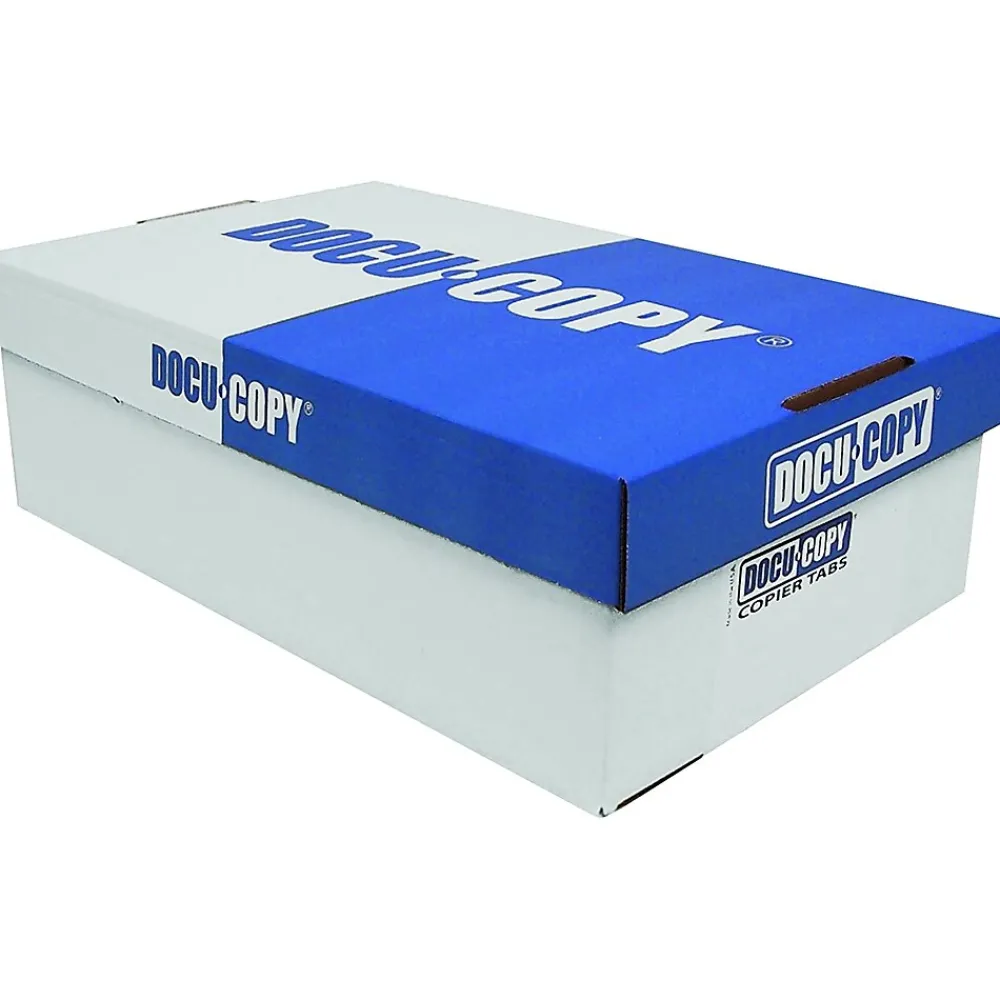 Dividers|DocuCopy Reverse Collated Blank Paper Dividers, 5-Tab, White, 1,250/Case (1001)