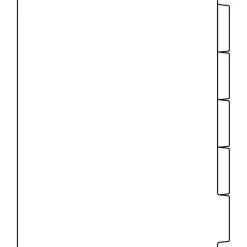 Dividers|DocuCopy Reverse Collated Blank Paper Dividers, 5-Tab, White, 1,250/Case (1001)