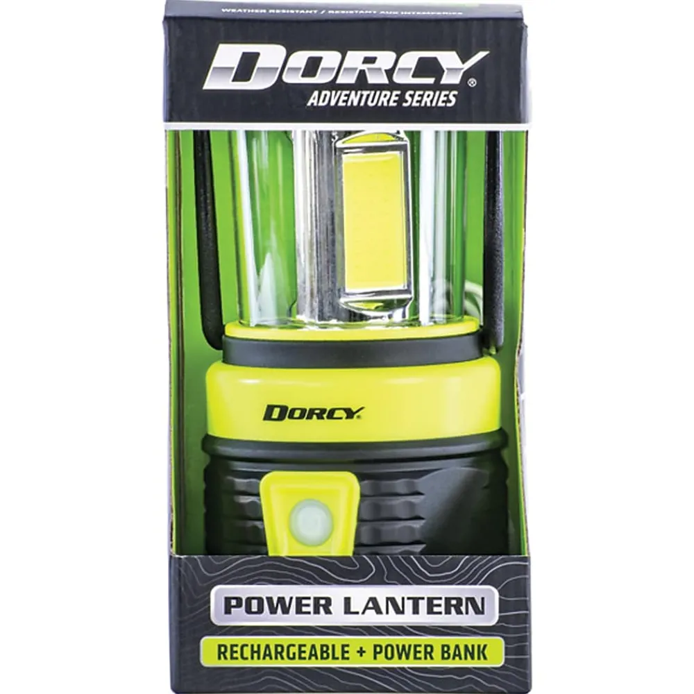 Dorcy 1,800-Lumen LED Rechargeable Adventure Lantern, Black & Yellow (41-3125)