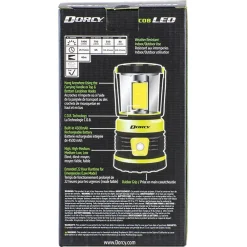 Dorcy 1,800-Lumen LED Rechargeable Adventure Lantern, Black & Yellow (41-3125)