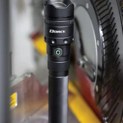 Dorcy 4,000-Lumen Pro Water-Resistant LED Rechargeable Flashlight with Built-in Power Bank, Gray (41-2611)