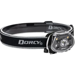 Dorcy Pro 11 in. LED 470-Lumen High CRI and UV Tilting Headlamp Flashlight, Gray (41-4320)