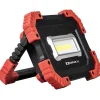 Dorcy Ultra USB 8 in. LED Rechargeable Work Light Lantern with Power Bank, Black/Red (DCY414336)