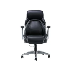 Ergonomic Chairs*Dormeo Bonded Leather Manager Chair, Two Tone (60030) Black
