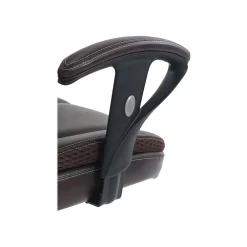 Office Chairs*Dormeo Bonded Leather Task Chair, Brown (51451)