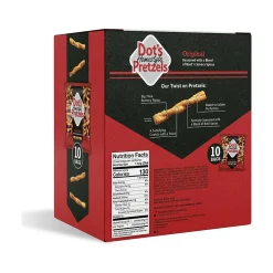 Dots Homestyle Original Twist Pretzels, 10 Bags/Box (MP0003)