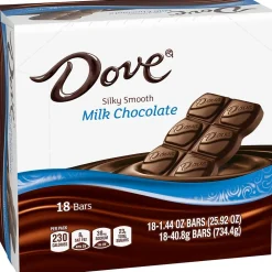 Dove Milk Chocolate Candy Bar, 1.44 oz., 18 (209-00468)