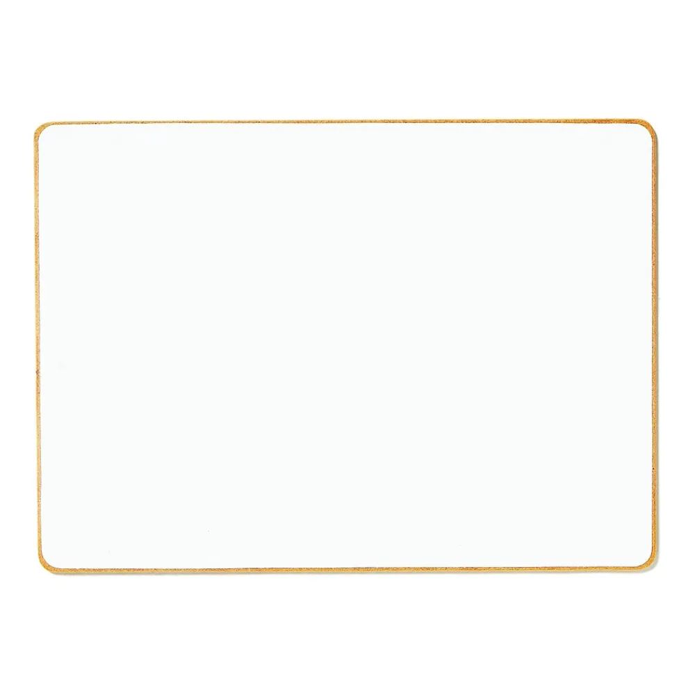 Dry Erase*Dowling Magnets Double-Sided Plastic Dry-Erase Whiteboard, 12" x 8.75", 6/Bundle (DO-7200000-6)