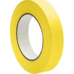 Online DSS Distributing 1" x 55 Yds, Premium Grade Masking Tape, Yellow, 6 Rolls/Bundle (DSS46169-6)