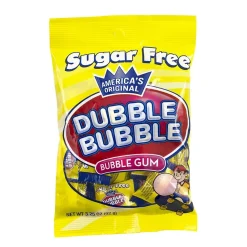 Dubble Bubble Sugar Free Bubble Gum Gum, 3.25 oz., 12/Bag (291-00001)