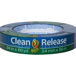 Sale Duck Clean Release 0.94" x 60 yds. Painter Tape, Blue (240193)