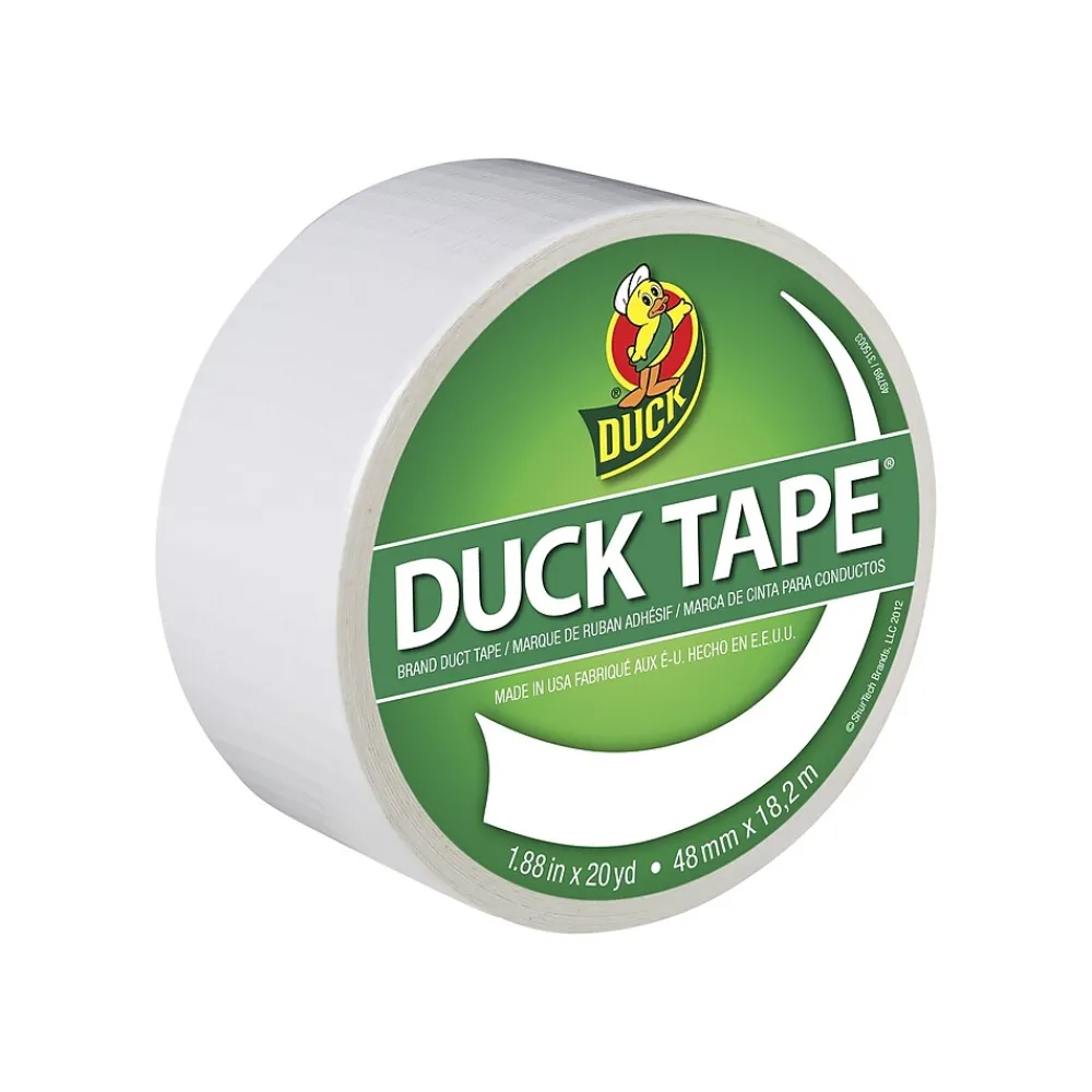 Discount Duck Heavy Duty Duct Tape, 1.88" x 20 Yds., White (1265015)