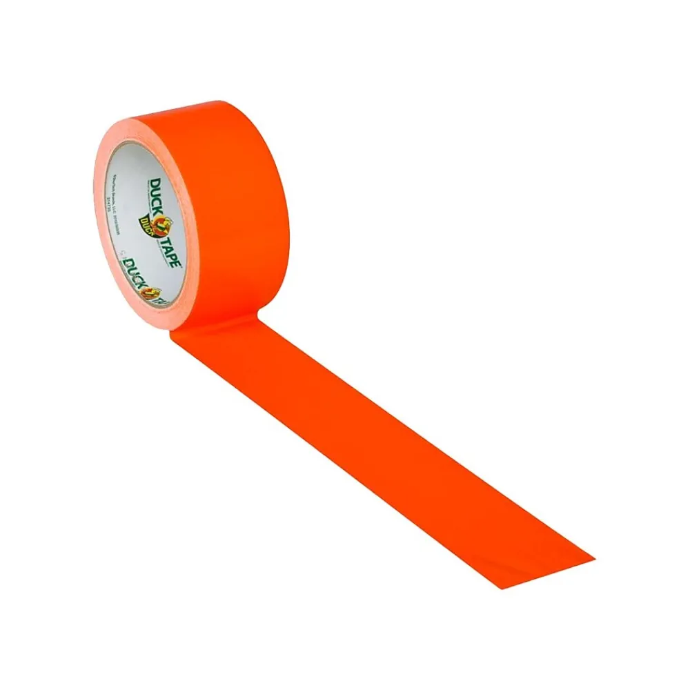Sale Duck Heavy Duty Duct Tape, 1.88" x 15 Yds., Neon Orange (1265019)