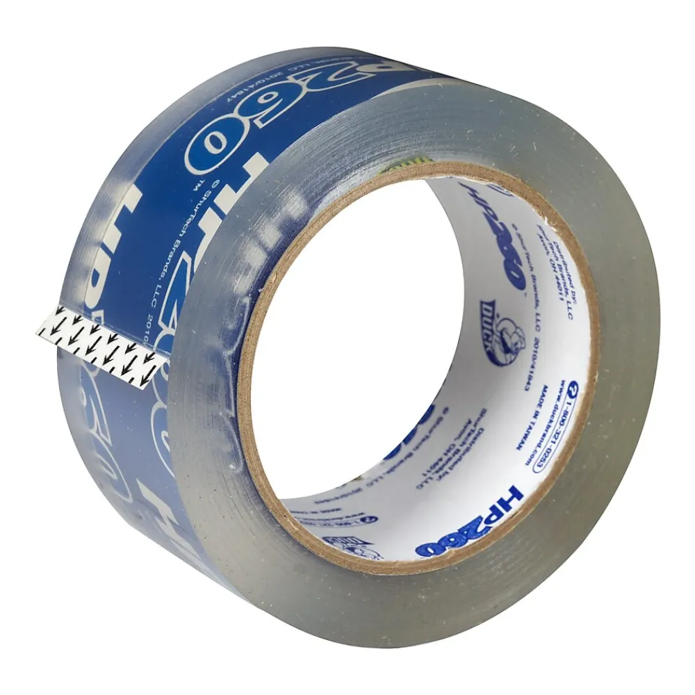 Sale Duck HP260 Heavy Duty Packing Tape with Dispenser, 1.88" x 60 yds., Clear (393186/1363790)
