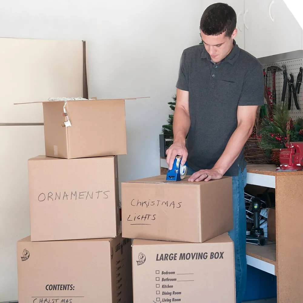 Sale Duck HP260 Heavy Duty Packing Tape with Dispenser, 1.88" x 60 yds., Clear (393186/1363790)